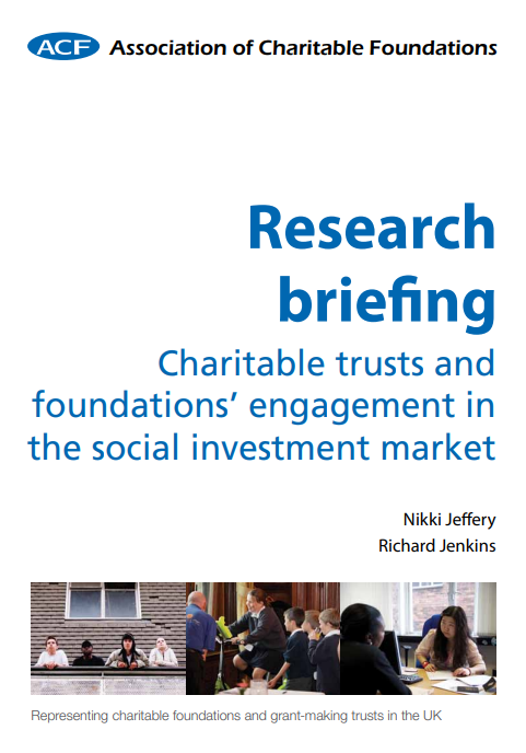 Engagement in the social investment market report cover