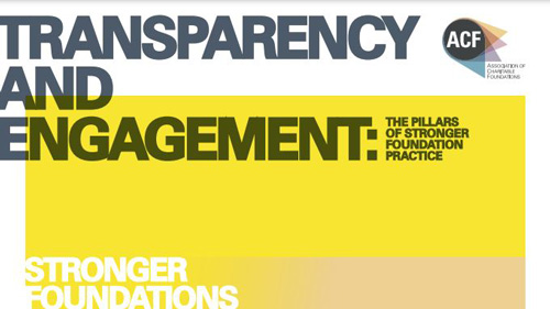 Transparency and engagement report cover